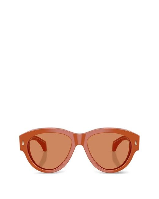 Moncler Pink Chicane Geometric Sunglasses