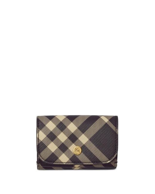 Burberry Gray Vintage-Check Wallet