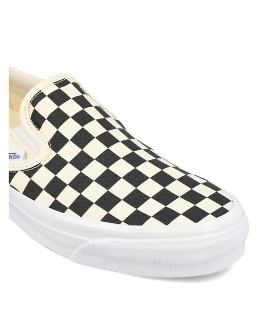 Vans White Sneakers Checkerboard