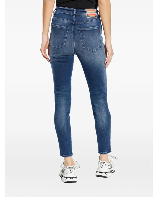 DIESEL Blue 1984 Slandy-High 09L93 Jeans