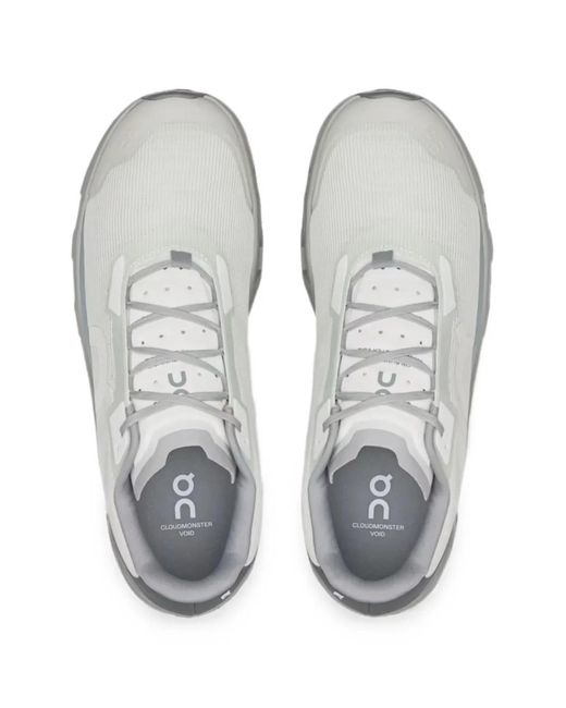 On Shoes White Cloudmster Void Sneakers for men
