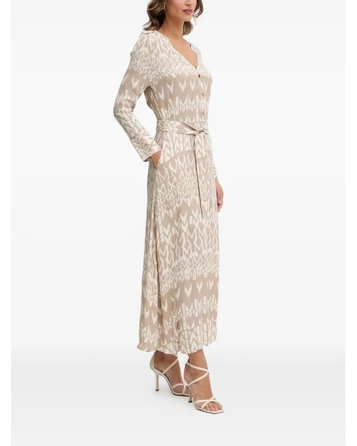 Marciano Natural Robe Longue Boutonnée