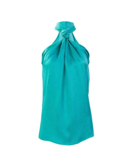 Silvia Tcherassi Blue Teagan Blouse