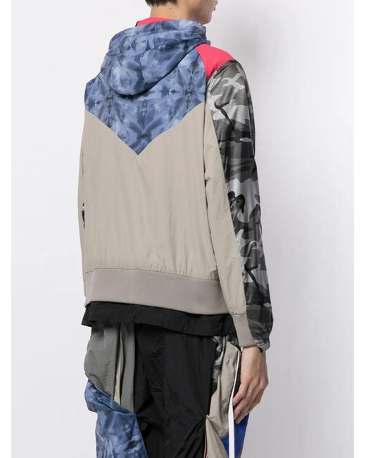 Mostly Heard Rarely Seen Multicolor Every Which Way Patchwork Track Jacket for men