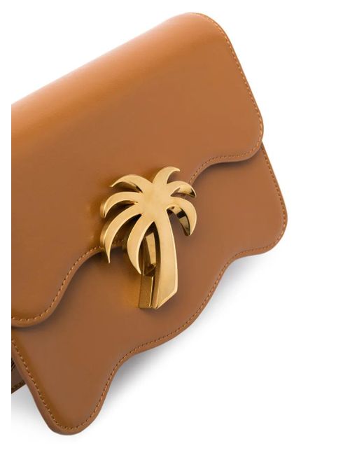 Palm Angels Brown Palm Shoulder Bag