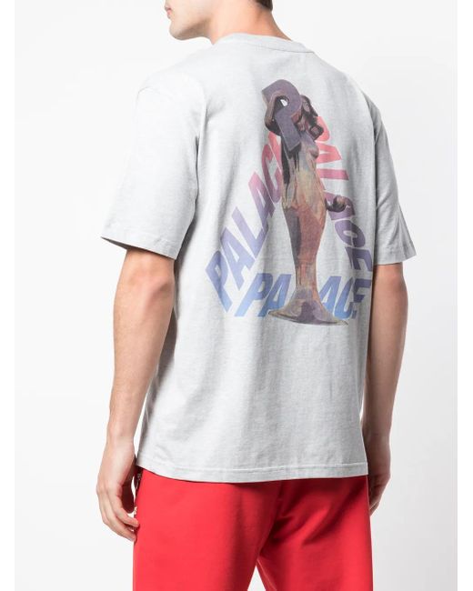 Palace White Rolls P3 Crew-Neck T-Shirt for men