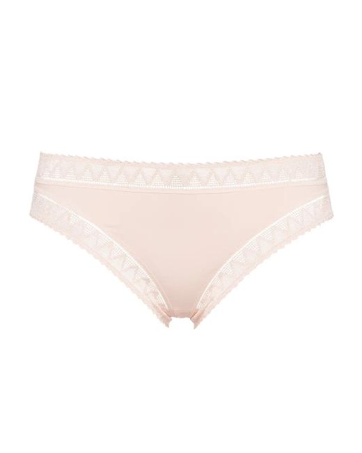 Eres Pink Quotidien Lace-Trim Briefs