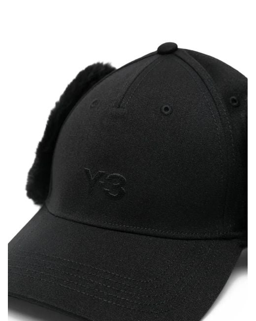 Y-3 Black Trim-Detail Baseball Cap