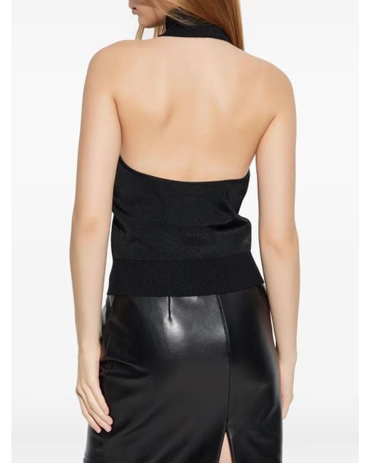 Givenchy Black Halterneck Top