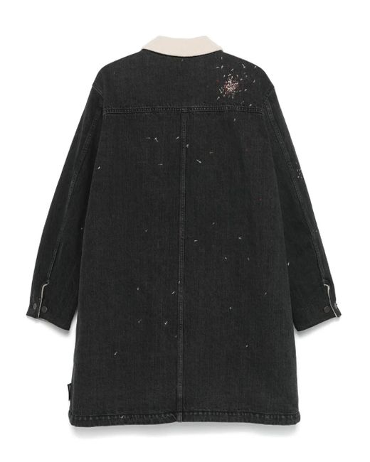 Undercover Black Denim Coat for men