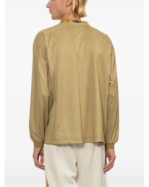 Toga Natural X Umbro Patterned Long-Sleeve T-Shirt for men