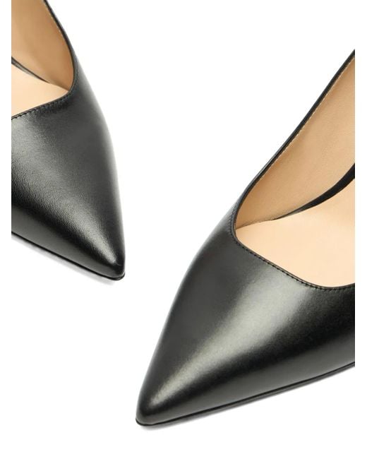 Stuart Weitzman Black 75Mm Stuart Power Pointed-Toe Stiletto Pumps