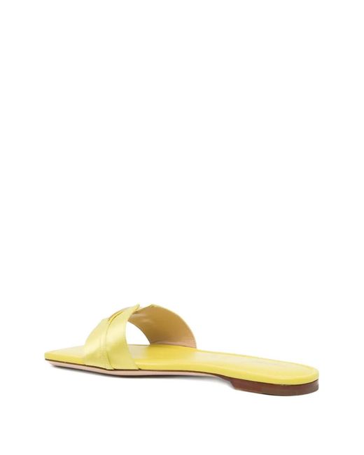 Tom Ford Yellow Logo Sandals