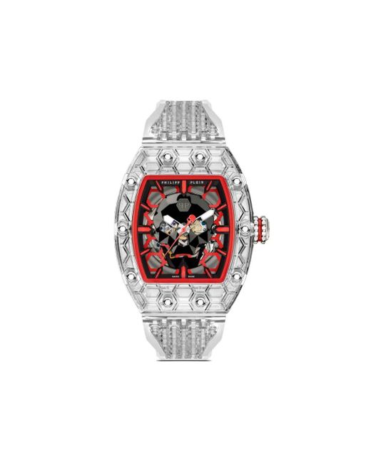 Philipp Plein White Crypto King Cry$Tal $Layer Watch for men