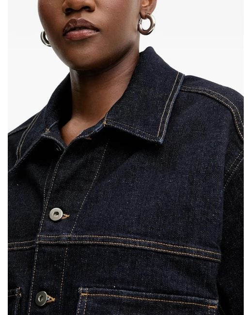 Liviana Conti Blue Hailey Pocket Jacket