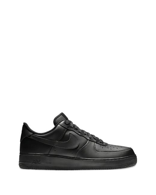Nike Black Air Force 1 Low Flyease "Triple" Sneakers for men