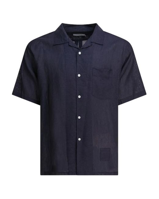 Nonnative Overhemd Met Zak En Omgekeerde Kraag in het Blue voor heren