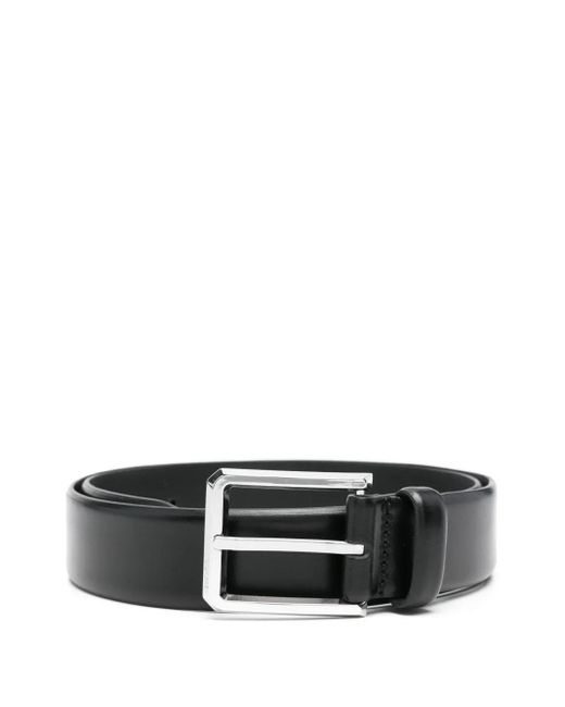 Cinturón con hebilla del logo Boss de hombre de color Black