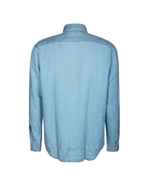 Altea Blue Antoine Button-Down Shirt for men