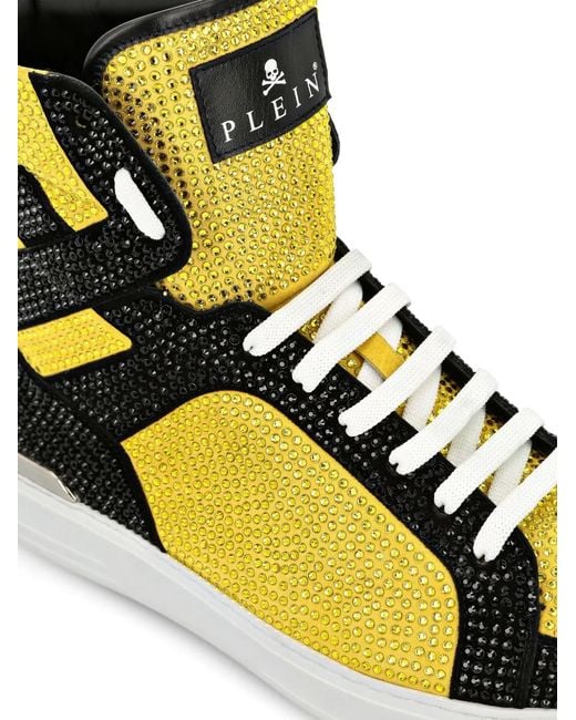 Philipp Plein Multicolor Baskets Money Beast À Ornements Strassés for men