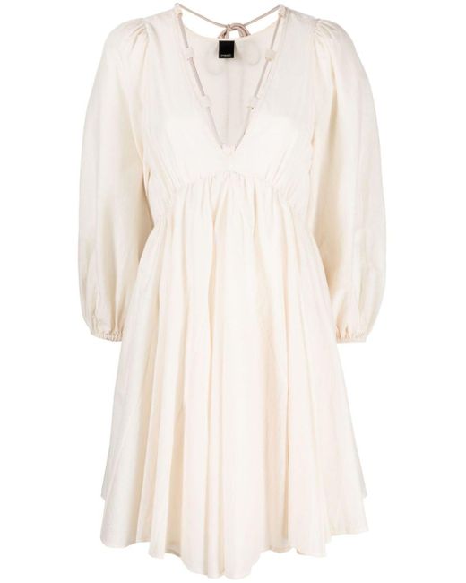 Pinko White Kleid mit Kabel