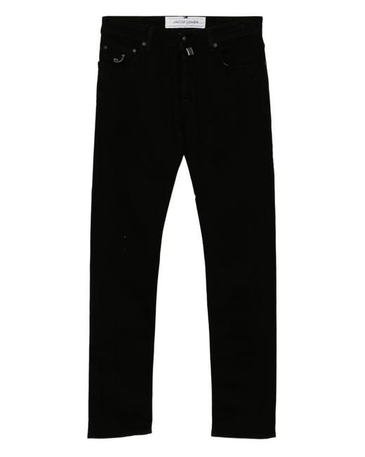 Jacob Cohen Black Nick Slim-Fit Jeans for men
