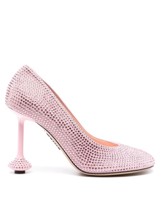 Decolleté Toy Strass di Loewe in Pink