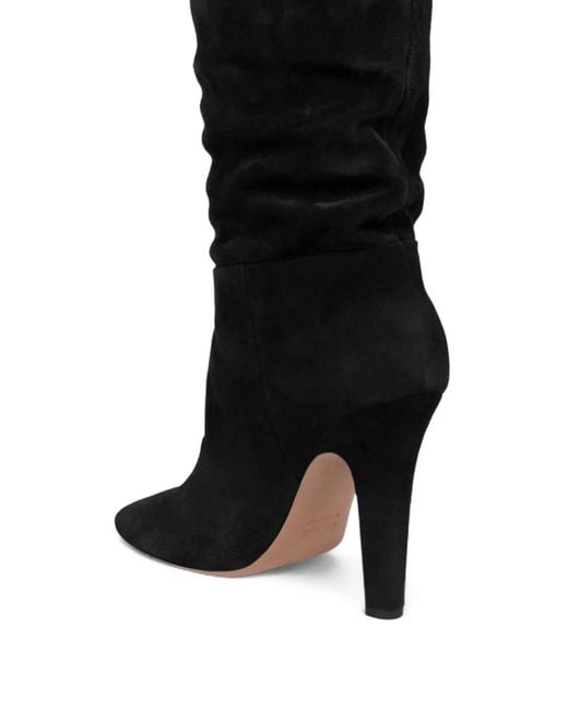 Paris Texas Black 100Mm Elsa Point-Toe Stiletto Boots