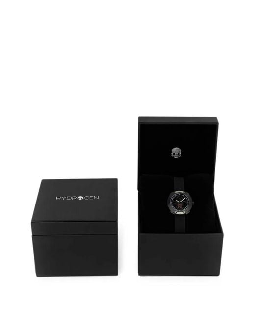 Hydrogen Black Vista 29Mm Skull Motif Watch
