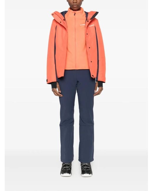 Rossignol Orange Veste En Polaire À Fermeture Zippée