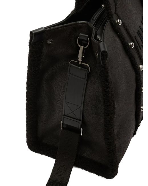 Liu Jo Black Large Stud-Embellished Tote Bag