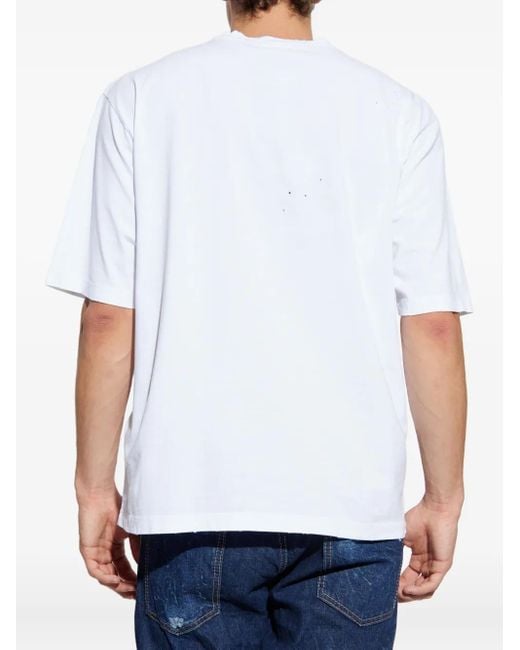 DSquared² X Vaquera T-Shirt in White für Herren