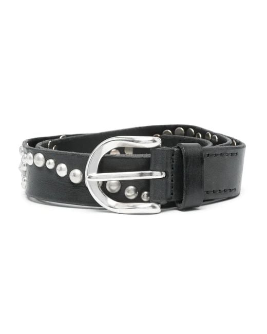 Our Legacy Black Star Fall Studded Belt