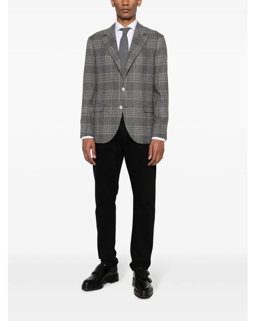 Brunello Cucinelli Gray Jacket My4377Btd_C006 for men