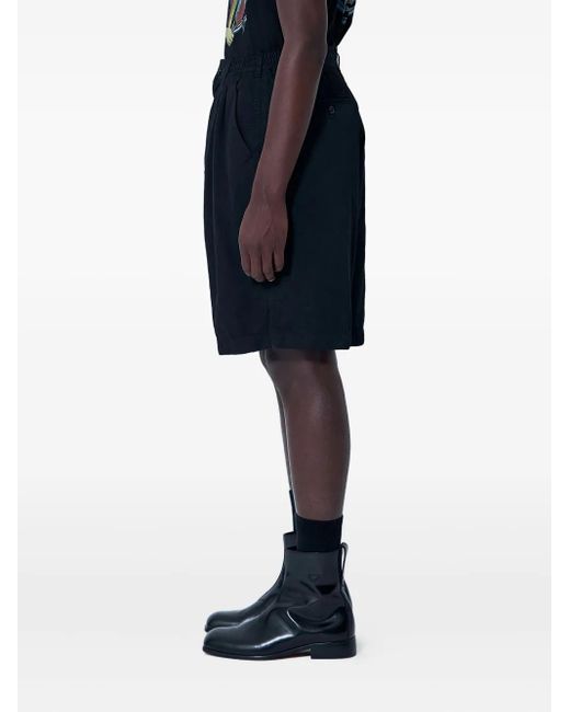 Junya Watanabe Blue Pleated-Details Shorts for men