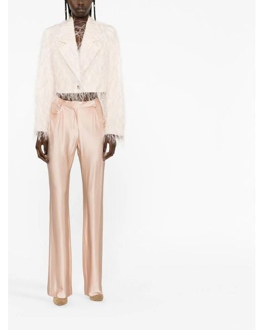 The Mannei Natural Monica Cropped Blazer