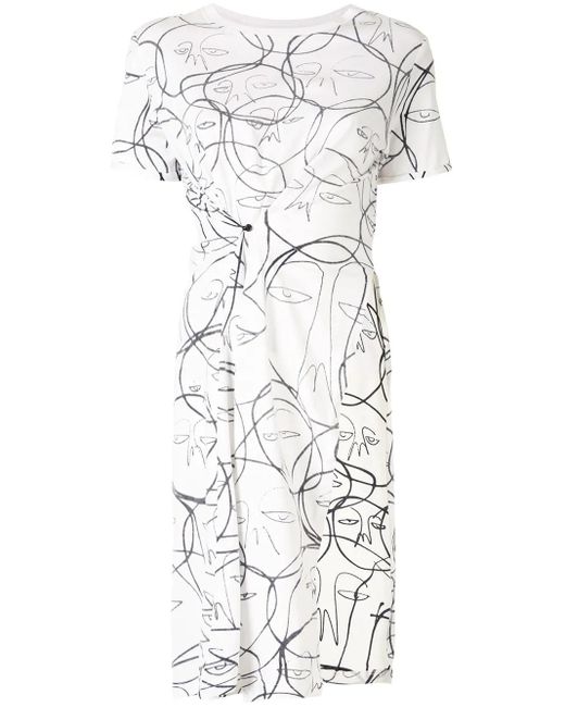 Haculla White One Of A Kind Asymmetric Top