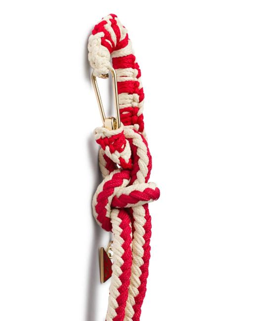 Prada Red Cord Bag Pendant