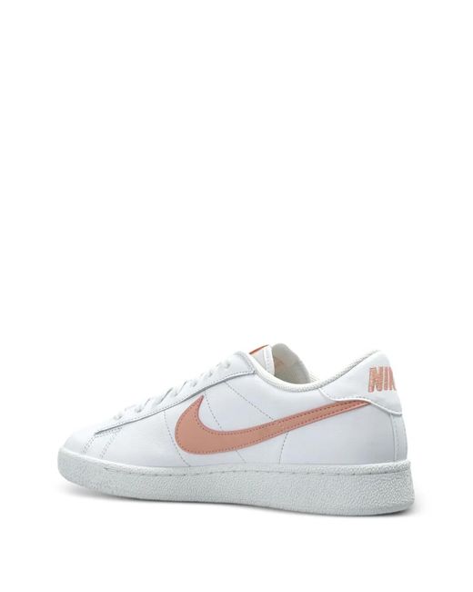 Nike White Baskets En Cuir
