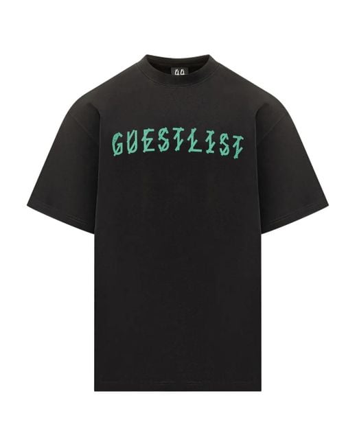 T-Shirt Guestlist 44 Label Group pour homme en coloris Black