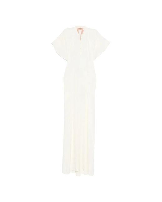 N°21 White Buttoned Dress