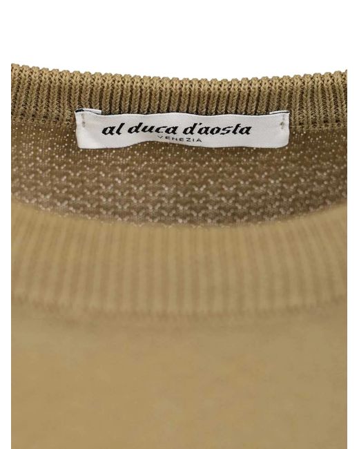 Al Duca D'aosta Green T-Shirt En Coton for men