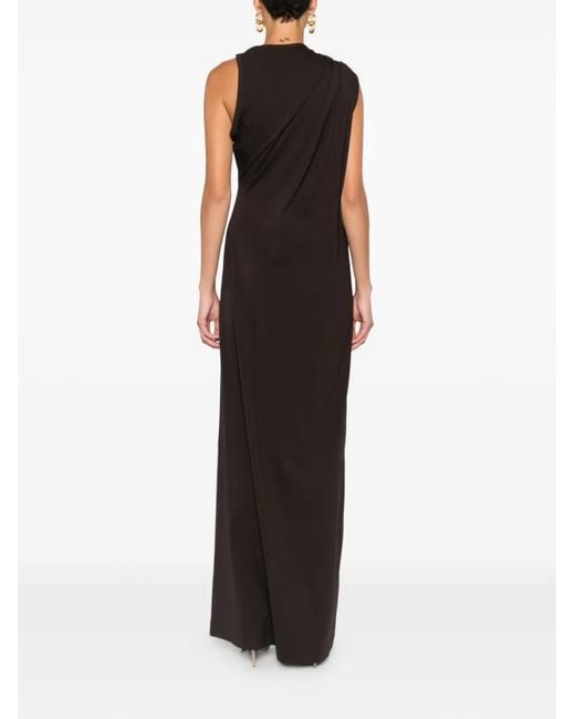 Christopher Esber Black Sleeveless Column Maxi Dress