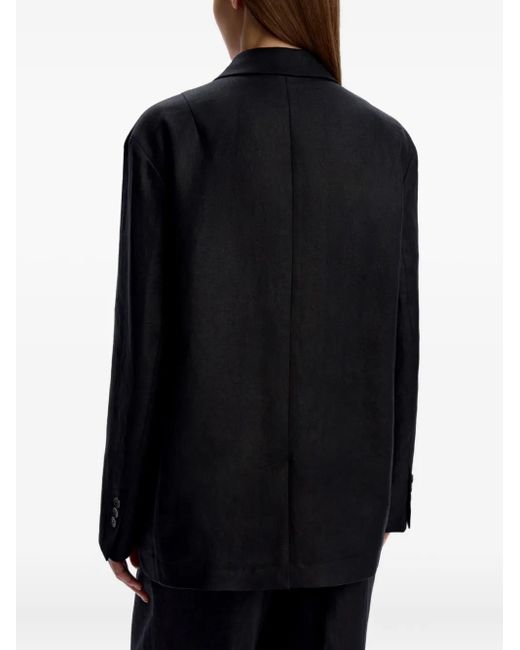 12 STOREEZ Blazer Met Dubbele Rij Knopen in het Black