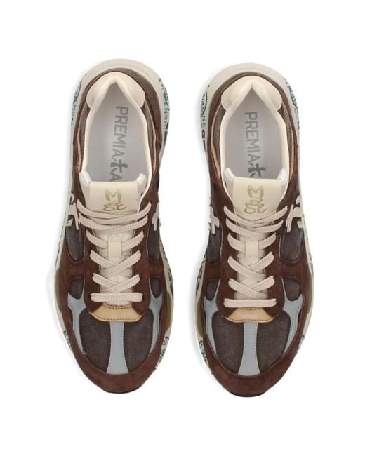 Premiata White Mase Sneakers for men