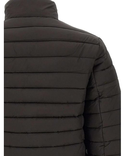 Save The Duck Gray Erion Quilted Zip-Front Jacket for men