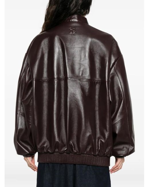 Chaqueta con cremallera Magda Butrym de color Brown
