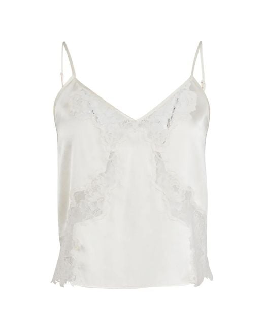 Fleur du Mal White Juliet Lace Blouse