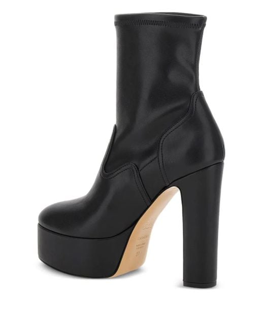Casadei Patty Platform Boots in Black Lyst UK