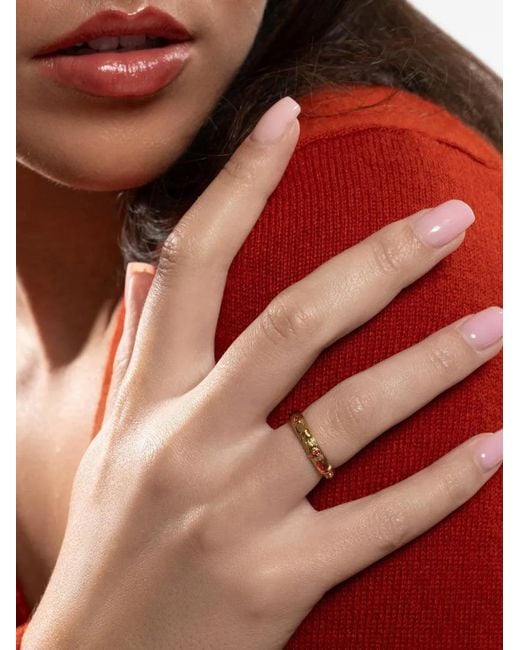 Gas Bijoux Red Bambini Crystal-Embellished Ring